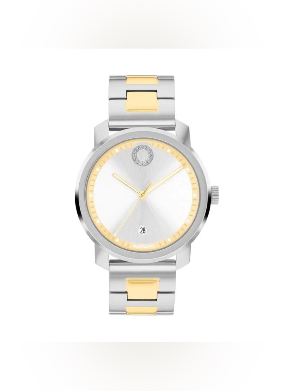 New Movado Bold Trend Propel Women’s Two Tone Bracelet Watch 3600988